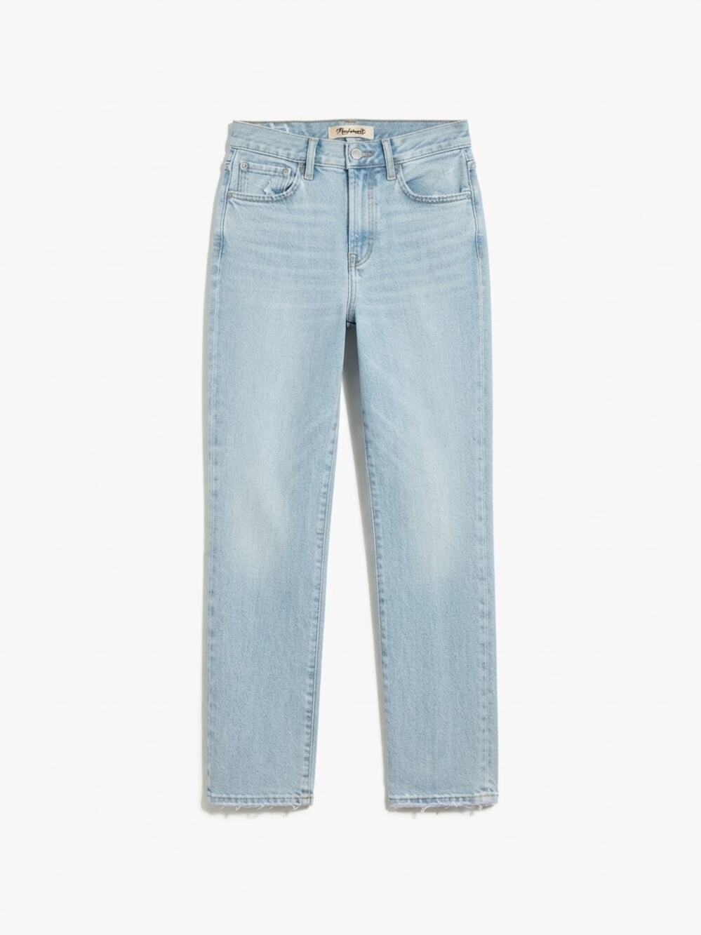 Madewell The Perfect Vintage Jean Light Wash Denim Straight Leg Size 25 Casual